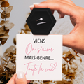 Bague Ajustable - Amour Infini - Viens on s'aime...