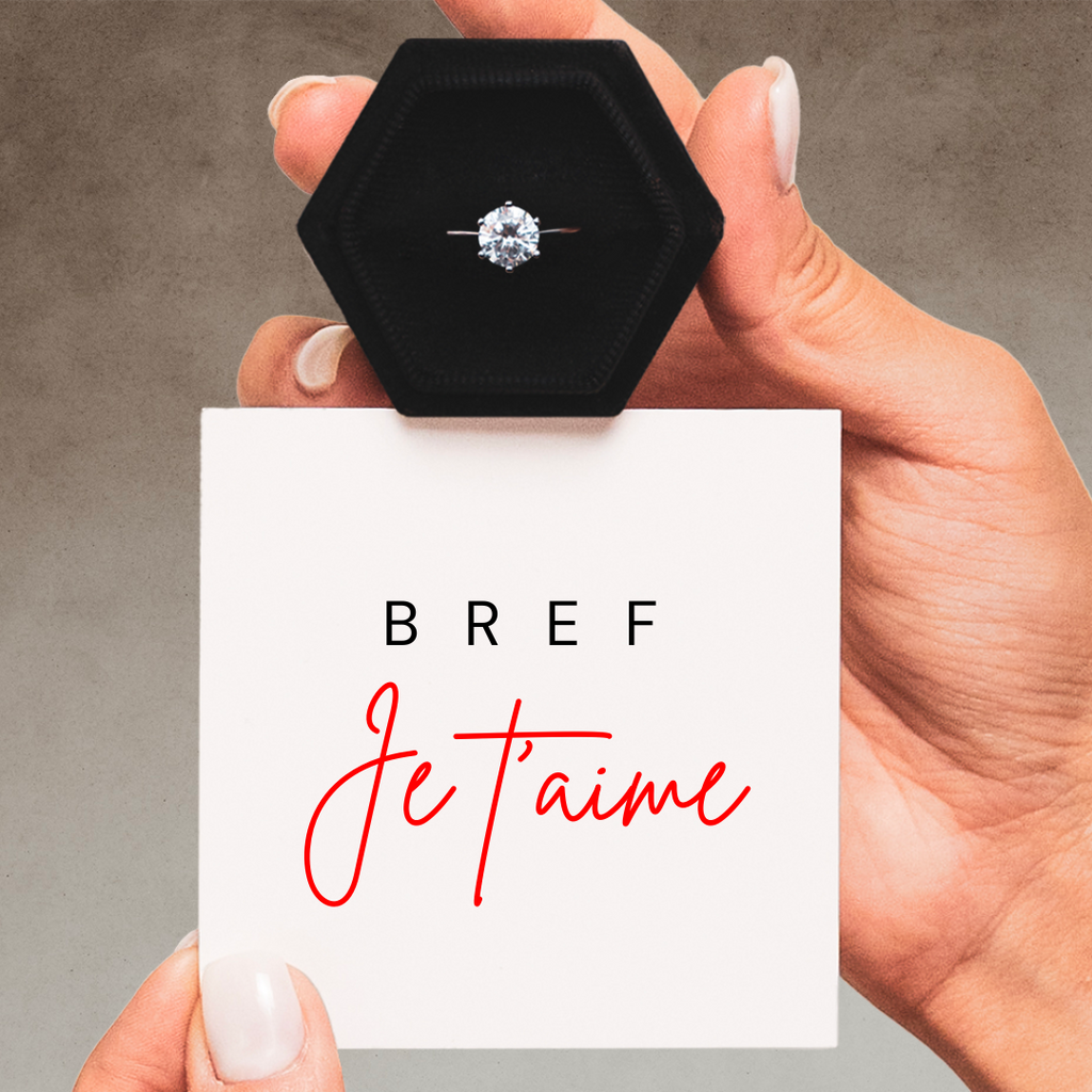 Bague Ajustable - Amour Passionnel - Bref, je t'aime