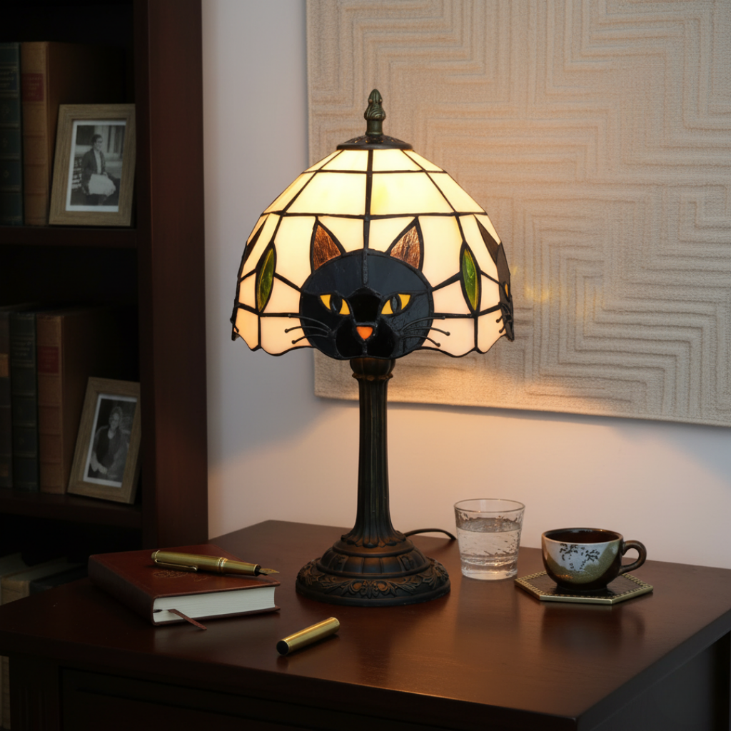 Lámpara - Gato Negro