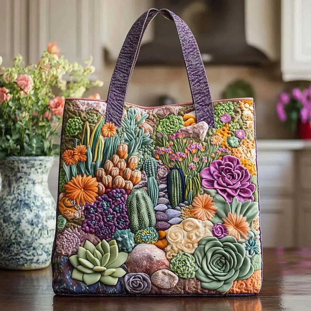 Bolso Artesanal - Jardín de Cactus