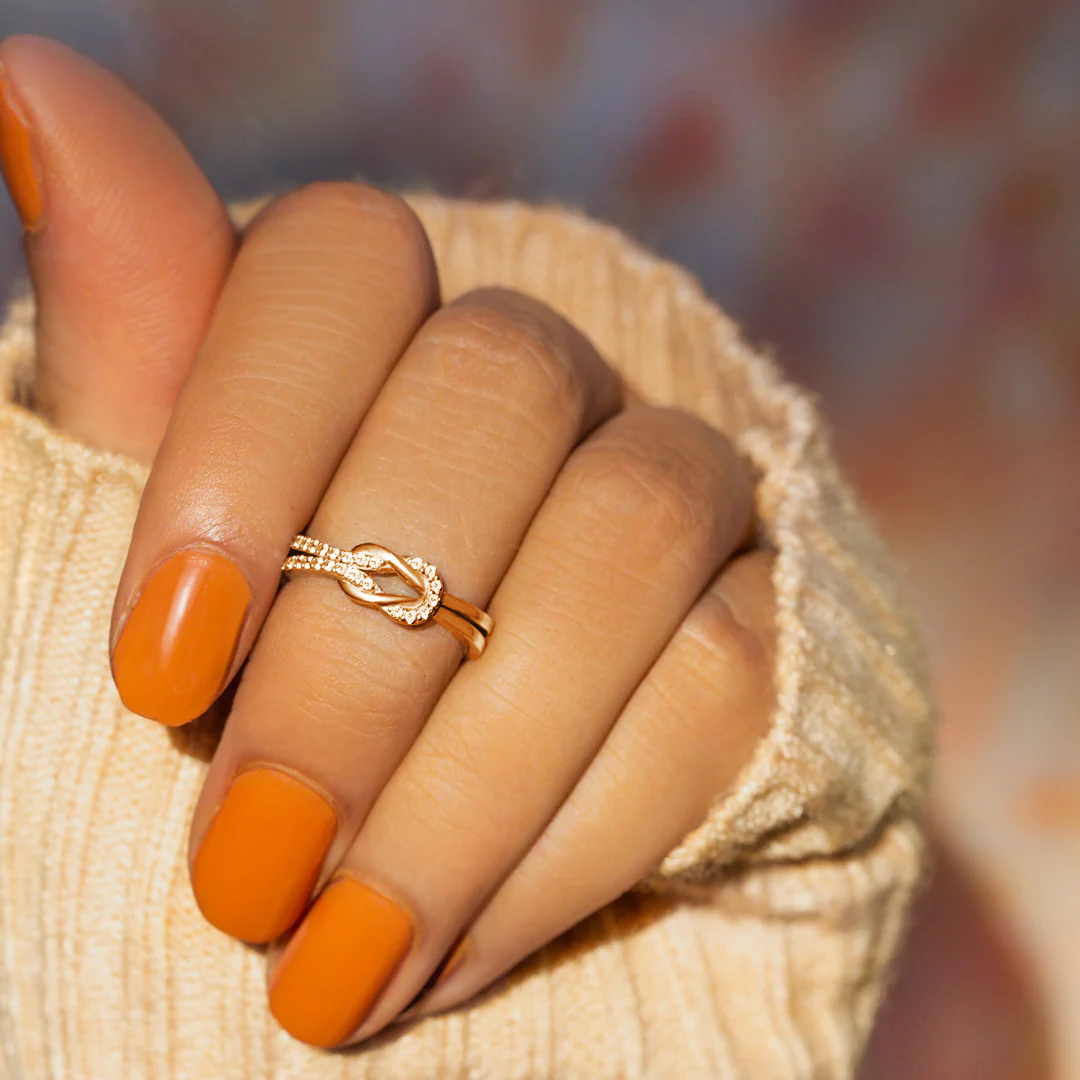 Bague Ajustable Noeud Infini - À ma maman - Les liens éternels