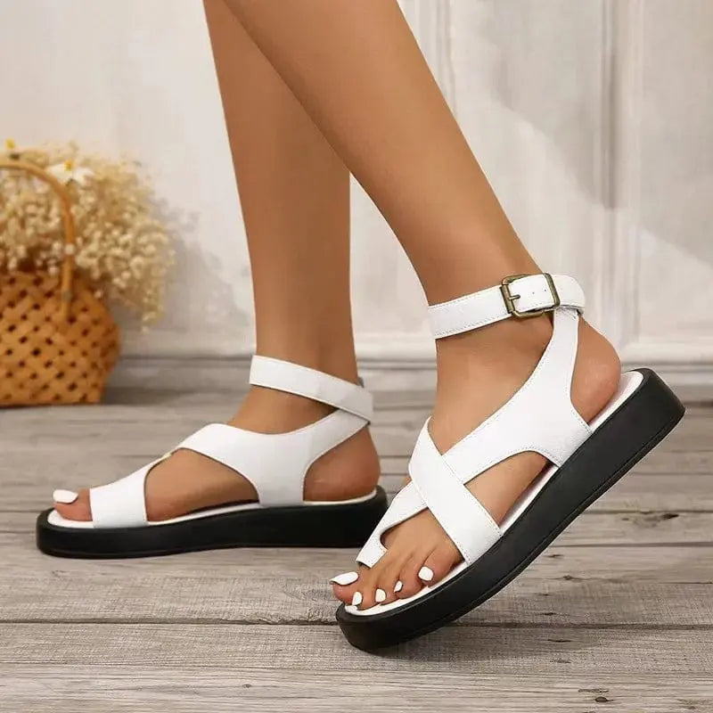 MARILO Sandalias Minimalistas Negras