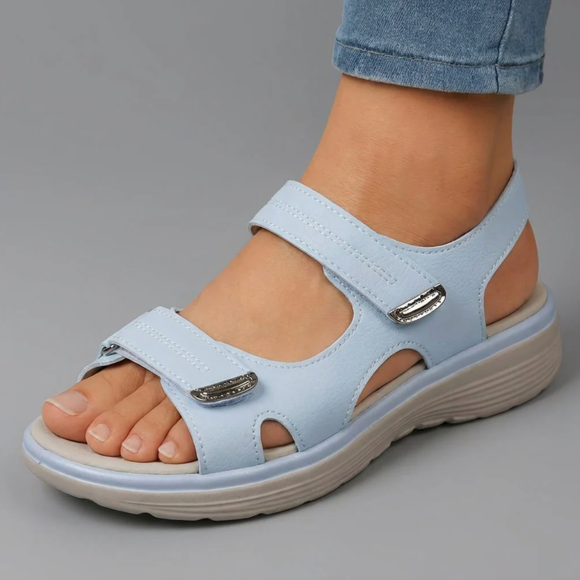 SOL Sandalias velcro antideslizantes