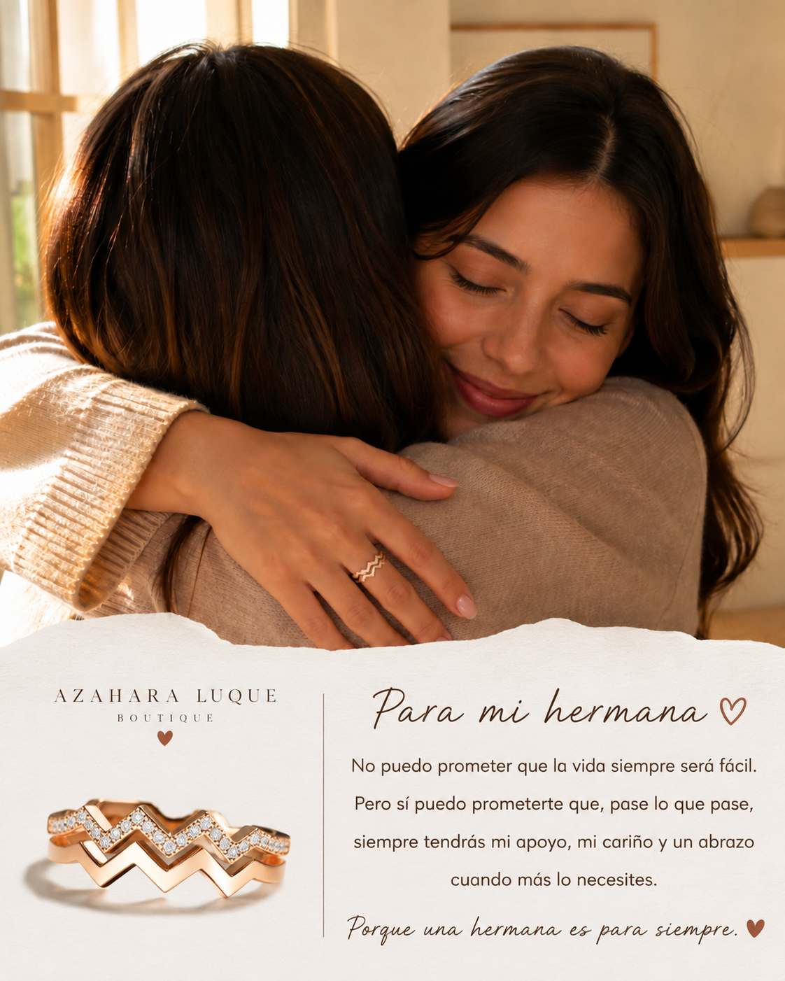 Sentimiento Anillo de Vínculo