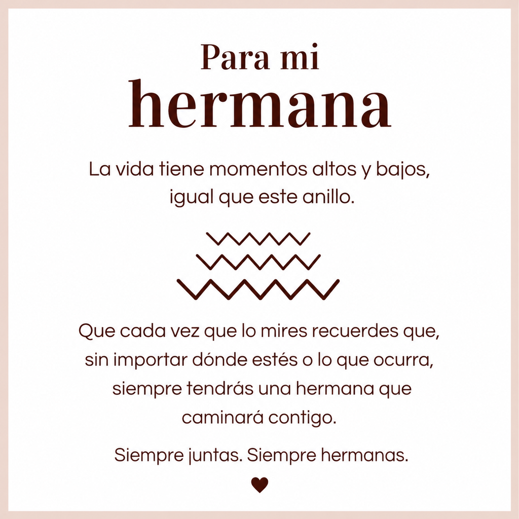 Sentimiento Anillo de Vínculo
