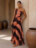 ELSA  Vestido Bicolor Mediterraneo
