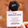 Bague Ajustable - À ma meilleure amie - Crois en toi