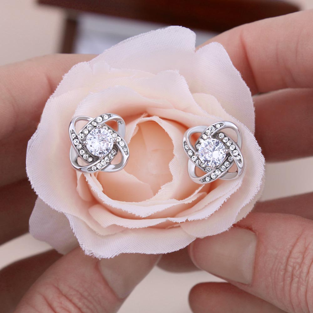 Boucles d'oreilles - Nœud d’Amour