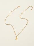 Collar Delicado con Inicial y Cadena