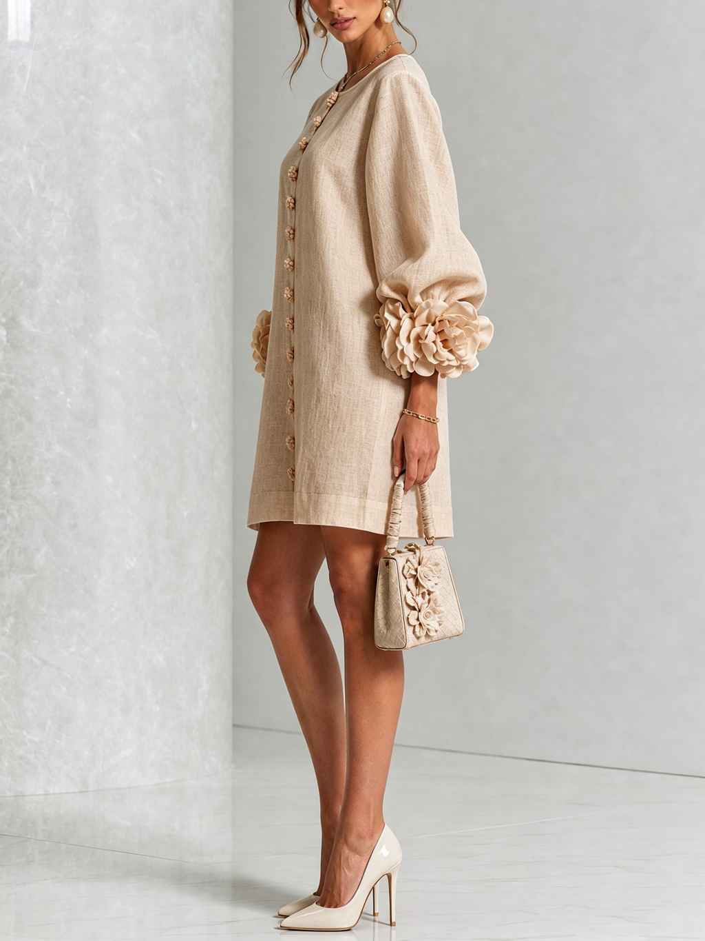 LARA Vestido con botones