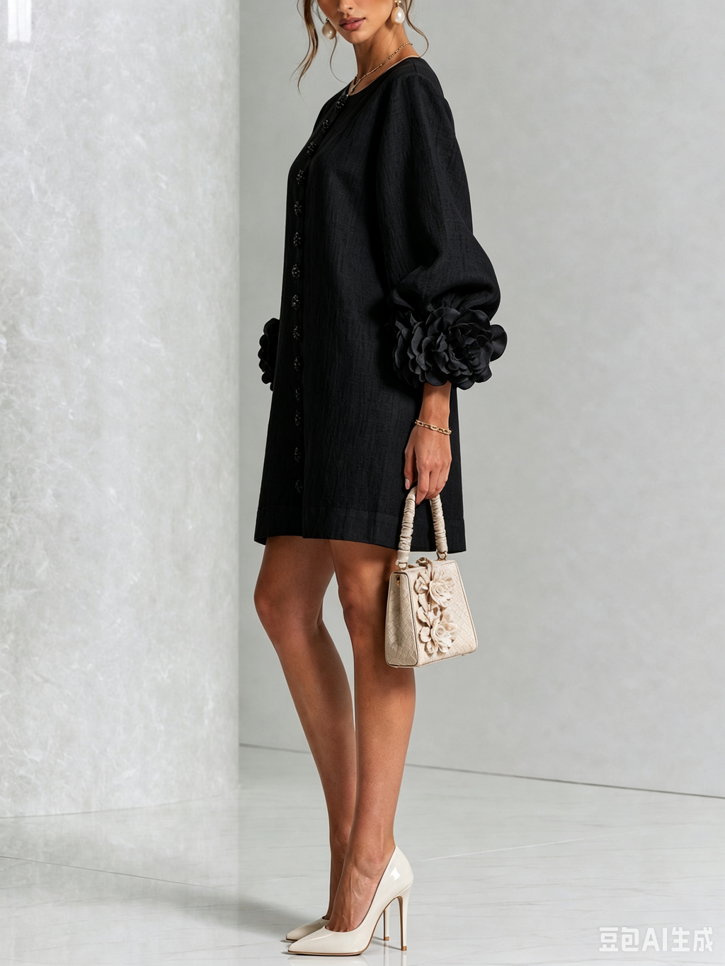 LARA Vestido con botones