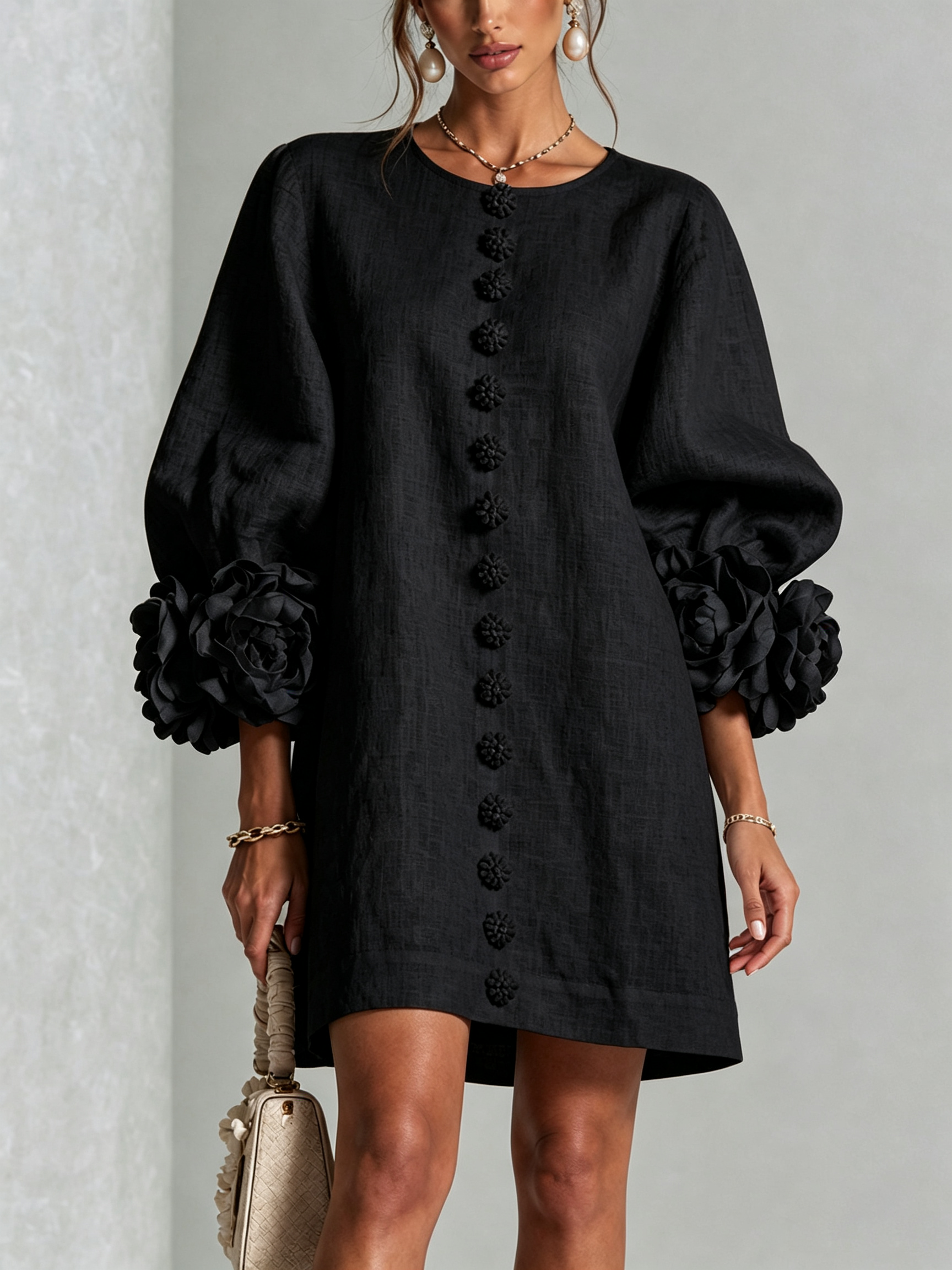 LARA Vestido con botones