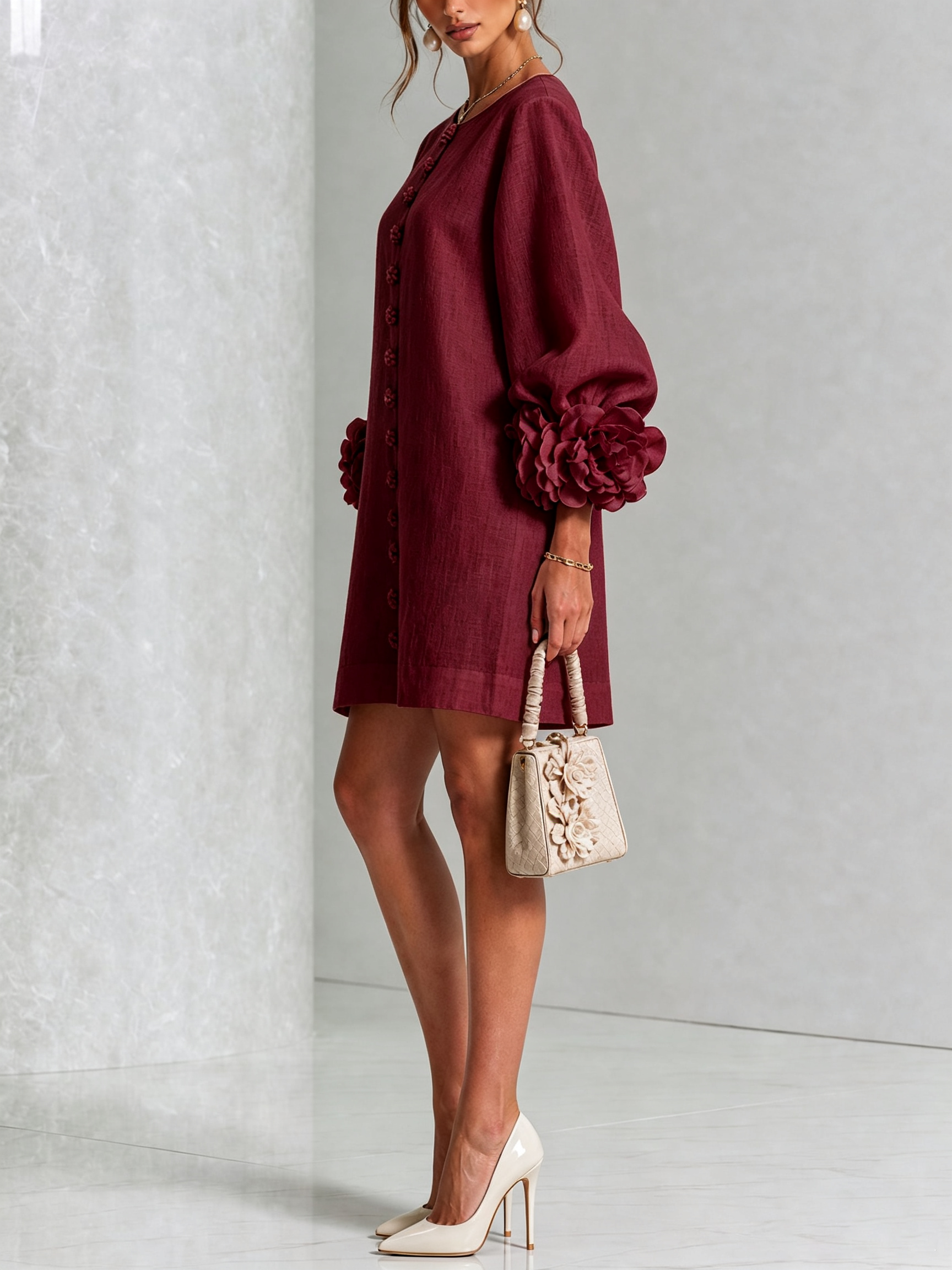 LARA Vestido con botones