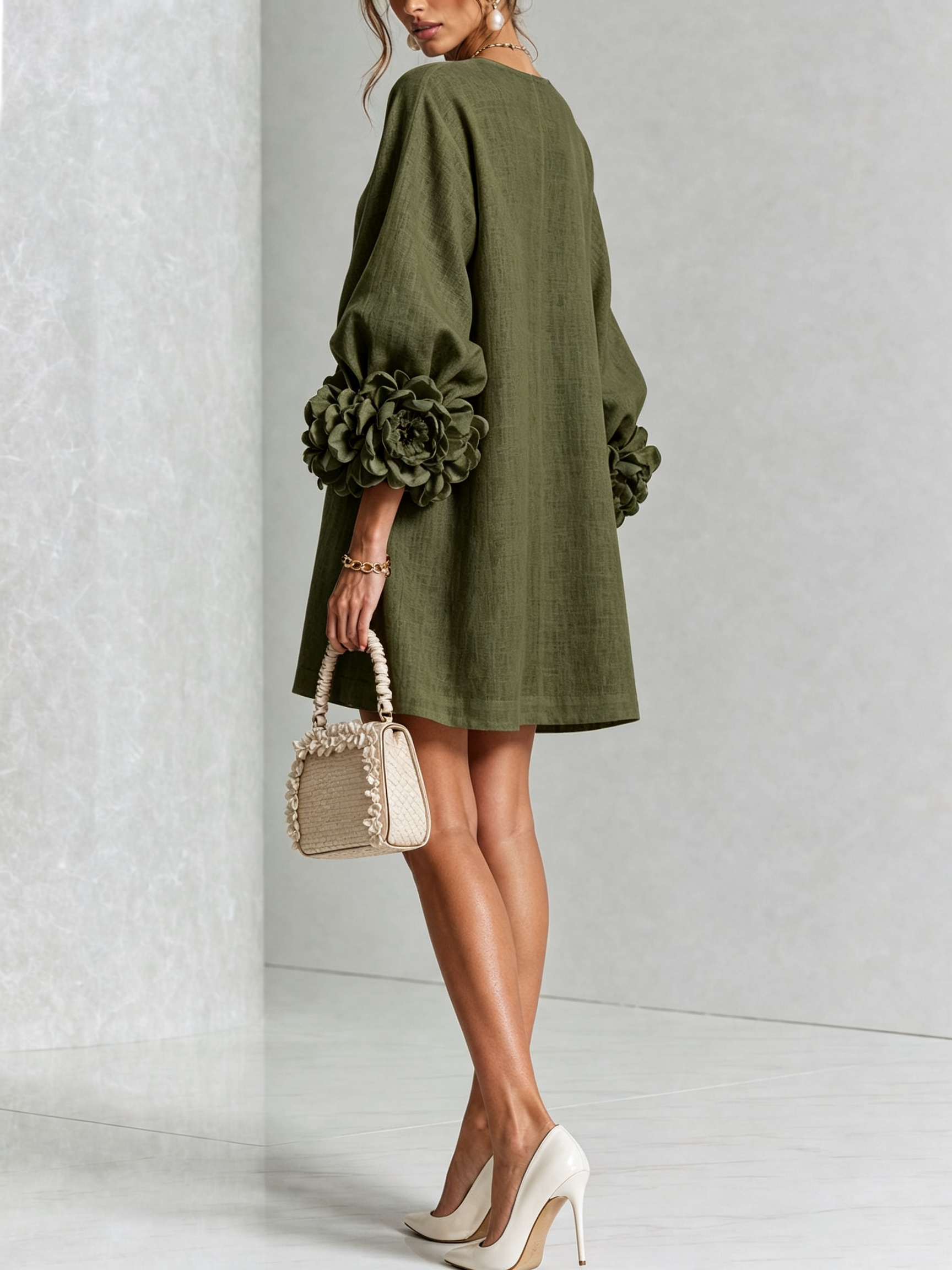 LARA Vestido con botones