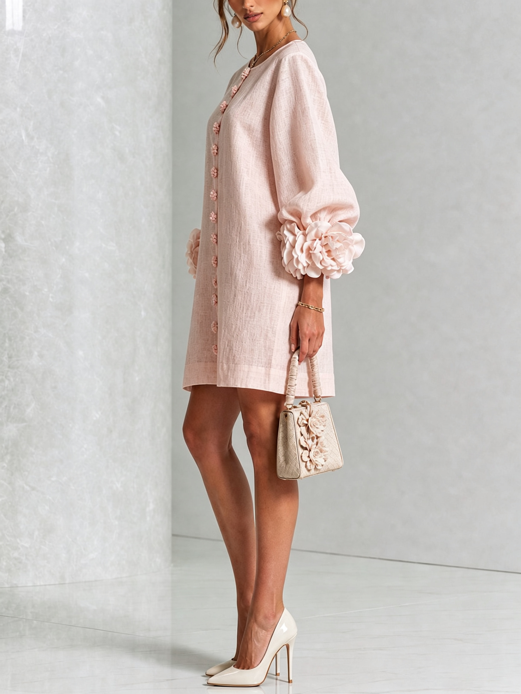 LARA Vestido con botones