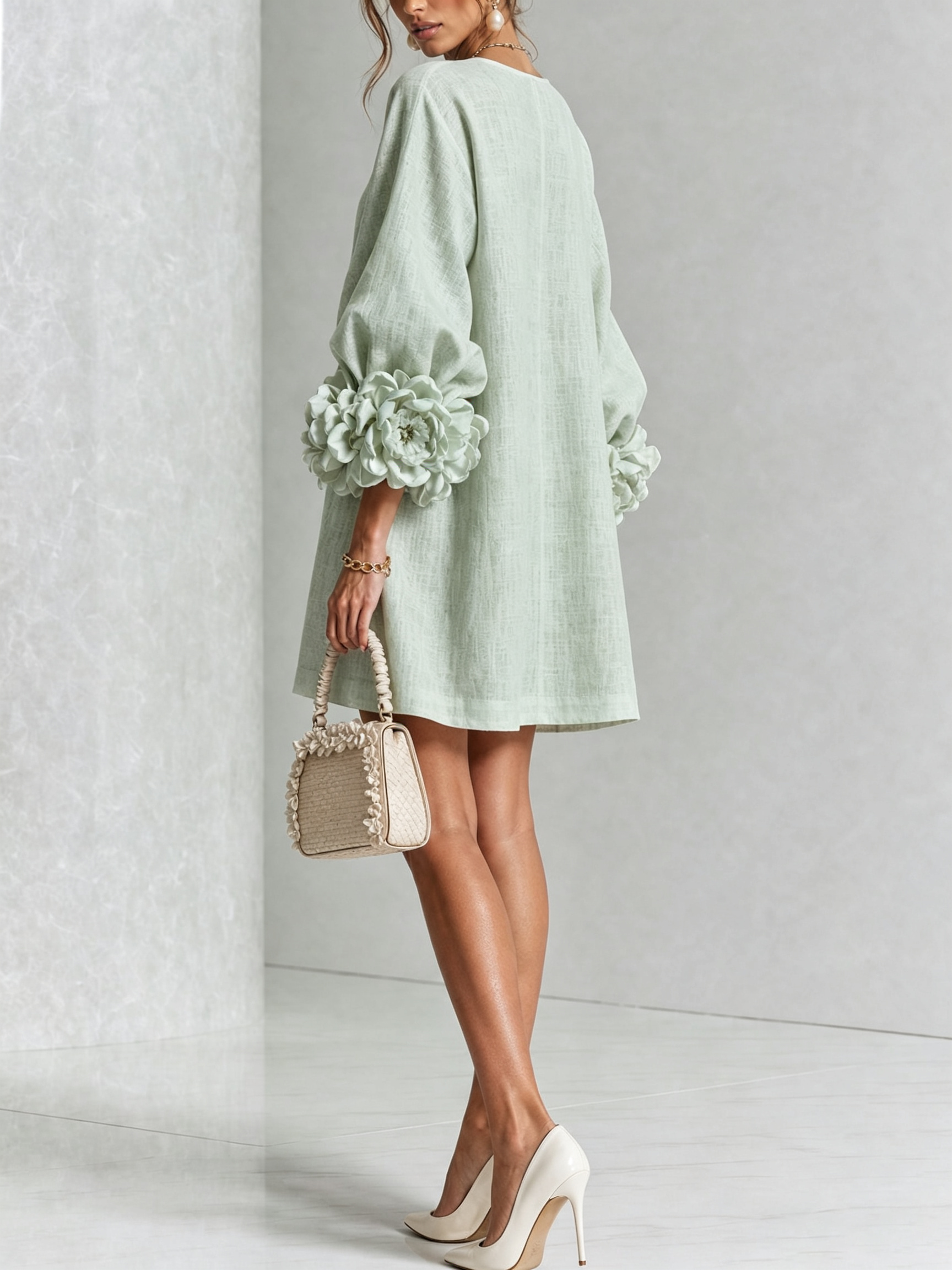 LARA Vestido con botones