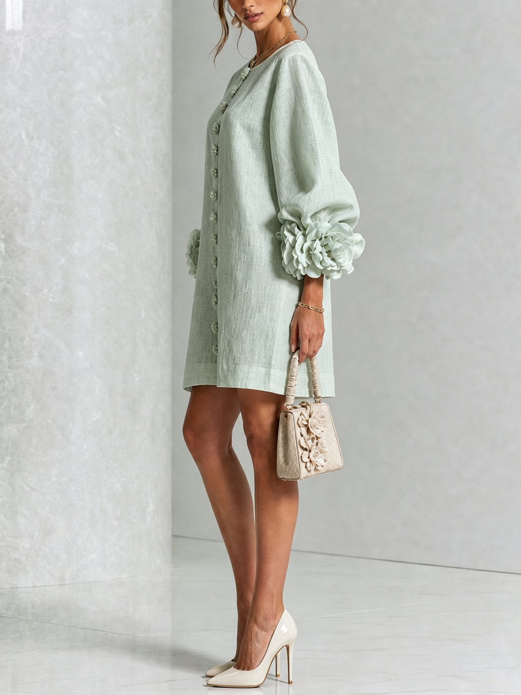 LARA Vestido con botones