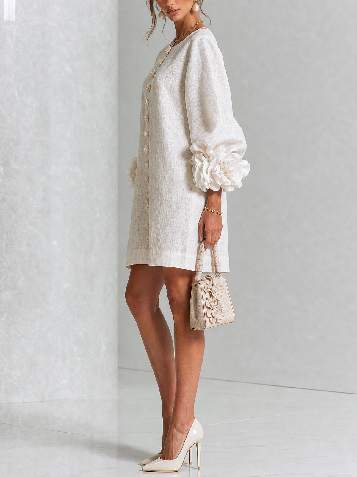 LARA Vestido con botones