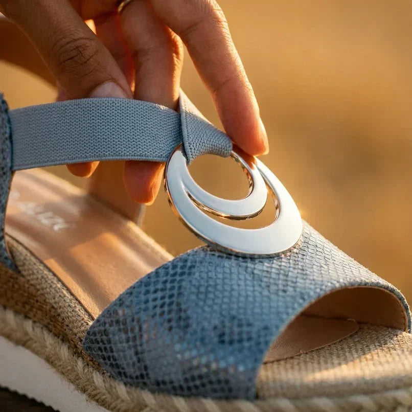 CORAL Sandalias esparto