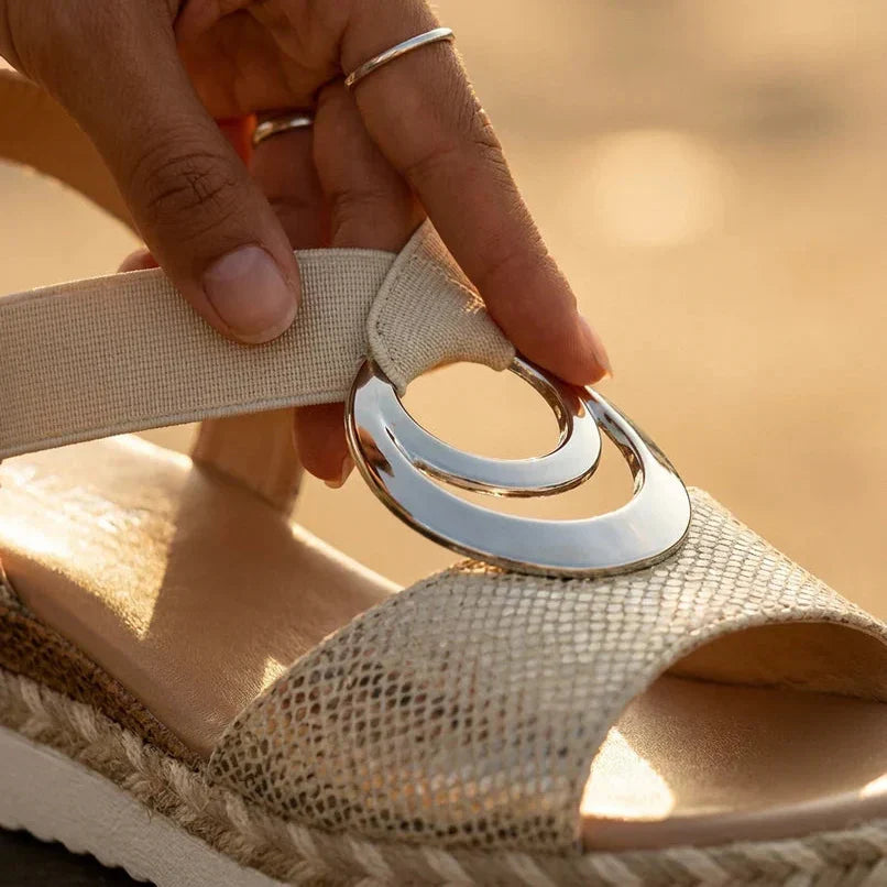 CORAL Sandalias esparto
