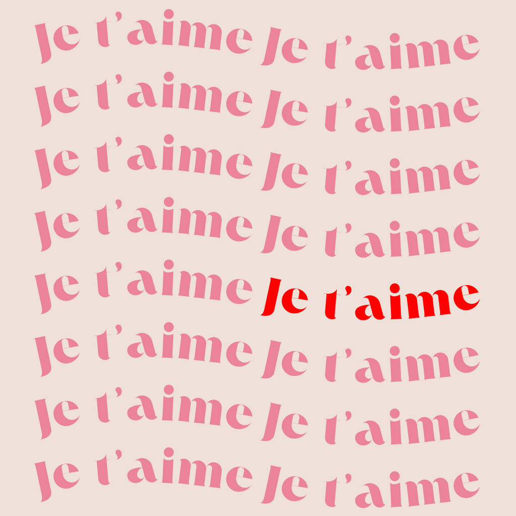 Bague Ajustable - Amour Fusionnel - Je t'aime