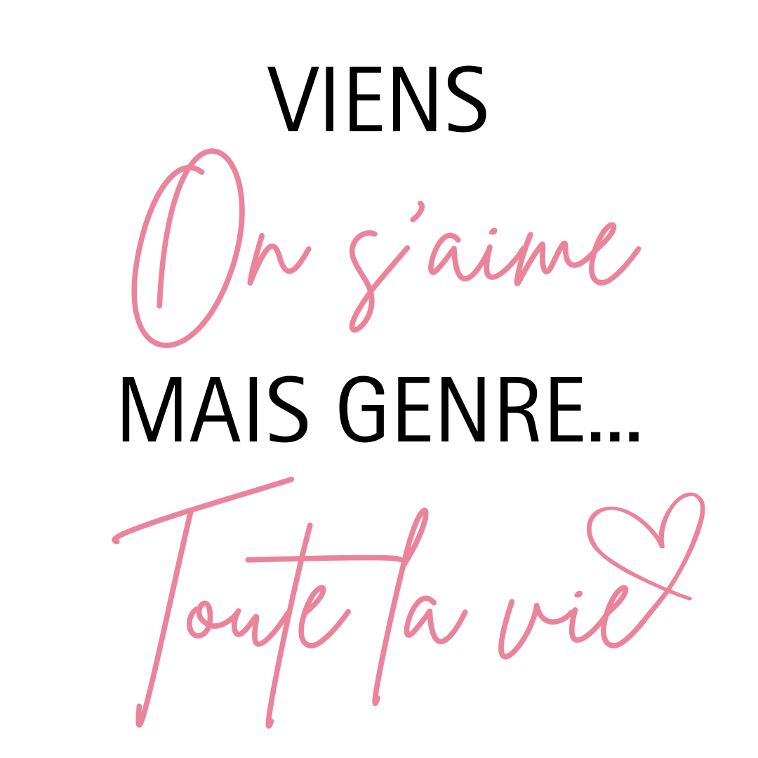 Bague Ajustable - Amour Fusionnel - Viens on s'aime...