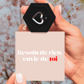 Bague Ajustable - Coeur - Besoin de rien, envie de toi