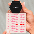 Bague Ajustable - Amour Fusionnel - Je t'aime