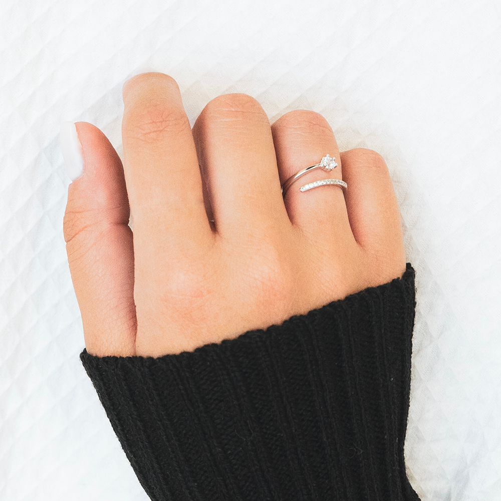 Bague Ajustable - Amour Infini - Viens on s'aime...