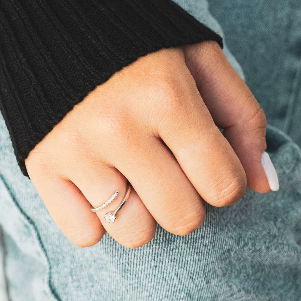Bague Ajustable - Amour Infini - Viens on s'aime...