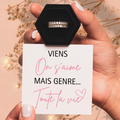 Bague Ajustable - Amour Intemporel - Viens on s'aime...