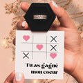 Bague Ajustable - Amour Intemporel - Tu as gagné mon coeur