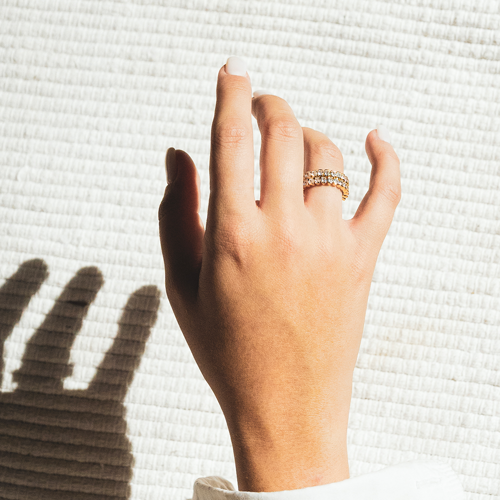 Bague Ajustable - Amour Intemporel - Tu as gagné mon coeur