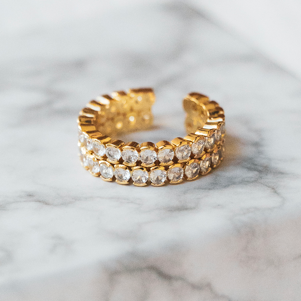 Bague Ajustable - Amour Intemporel - Tu as gagné mon coeur