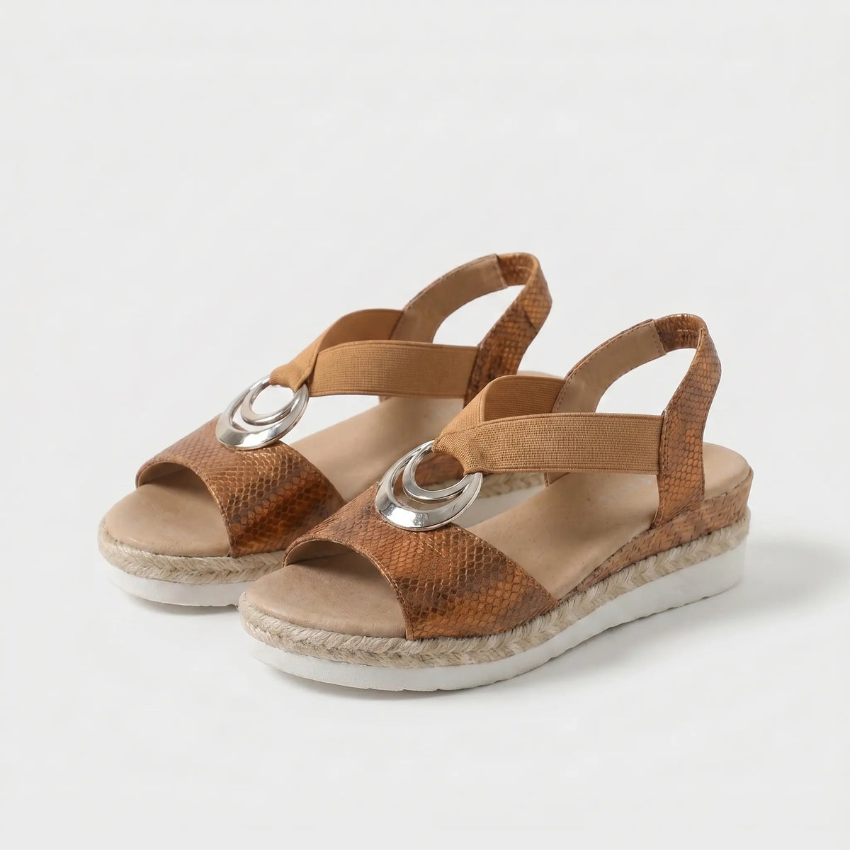 CORAL Sandalias esparto