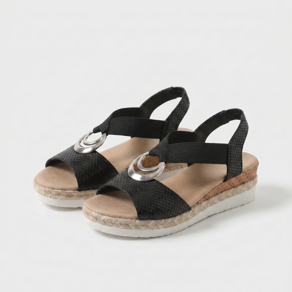 CORAL Sandalias esparto