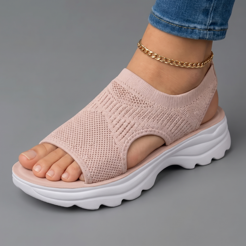 NATALIA Sandalias air comfort rosa