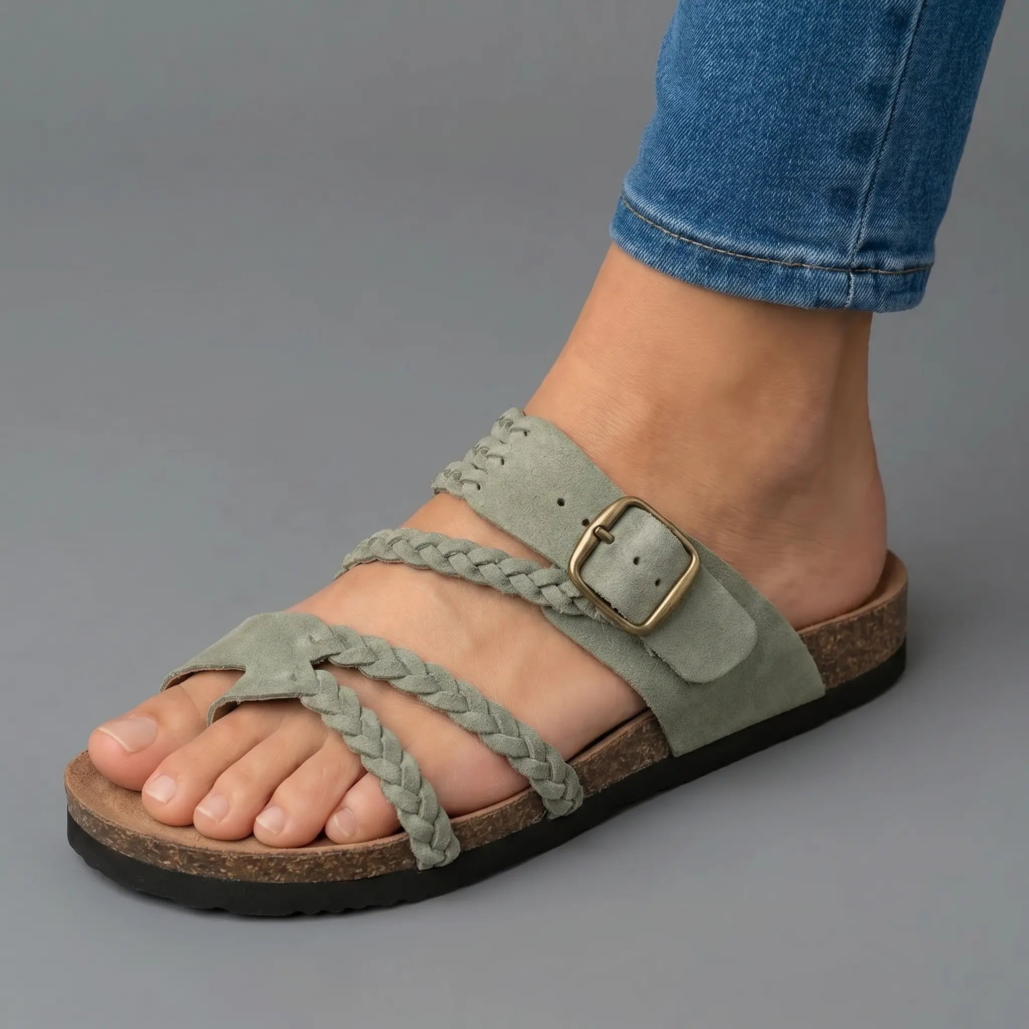 LIDIA Sandalias con trenzado