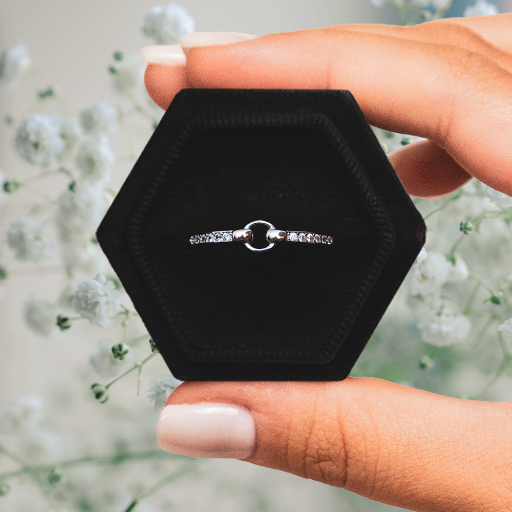 Bague Ajustable - Lien Éternel - Je t'aime