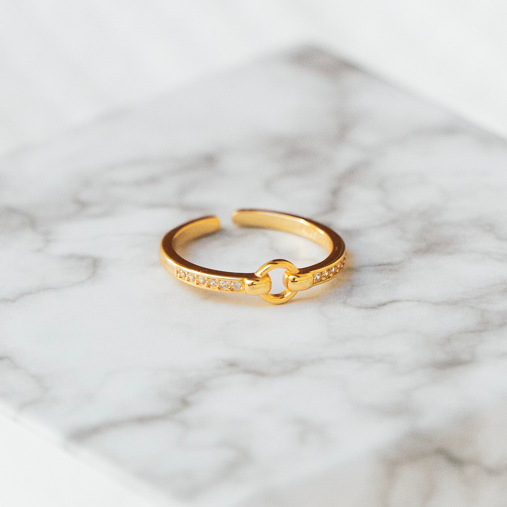 Bague Ajustable - Lien Éternel - Bref, je t'aime