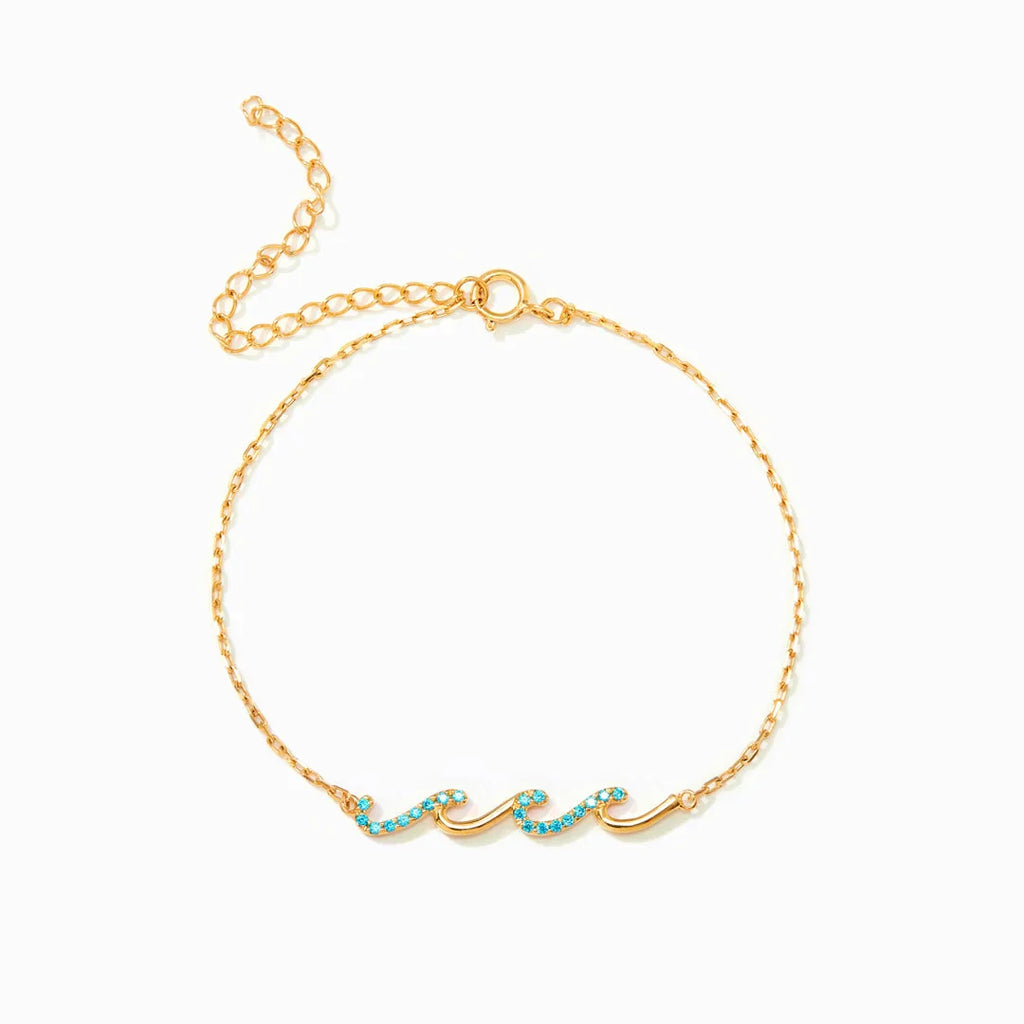 Bracelet Vagues - À ma soeur - Je serai toujours à tes côtés
