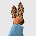 TRINIDAD Mocasin Leopardo Con Hebilla
