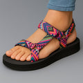 ADELINA Sandalias boho multicolor
