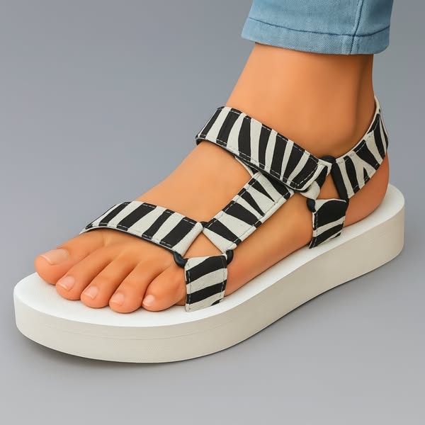 ADELINA Sandalias boho multicolor